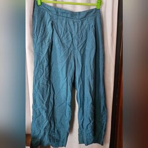 Athleta Playa Linen Wide Leg Crop Pant